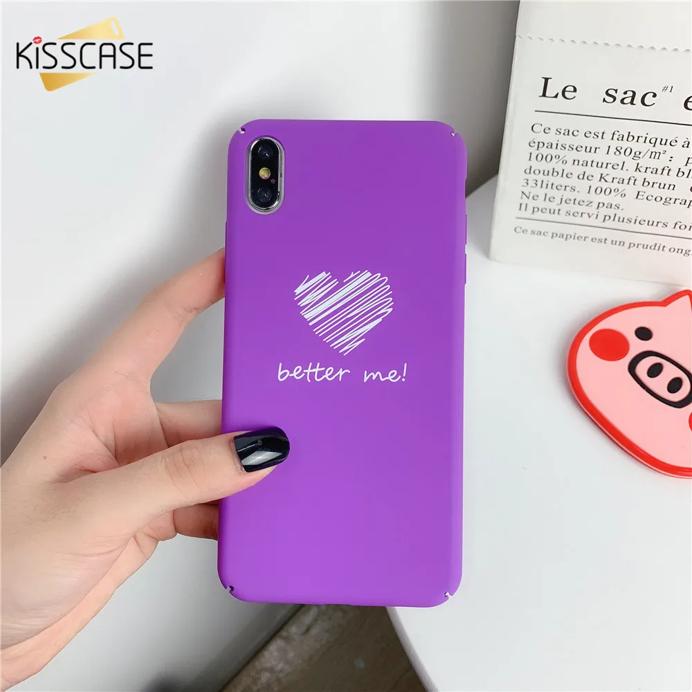 KISSCASE простой чехол для Samsung Galaxy A70 A50 A30 A60 A40 A90 A80 Love Heart подходит A3 A9 A7 A8 2018 2017 |