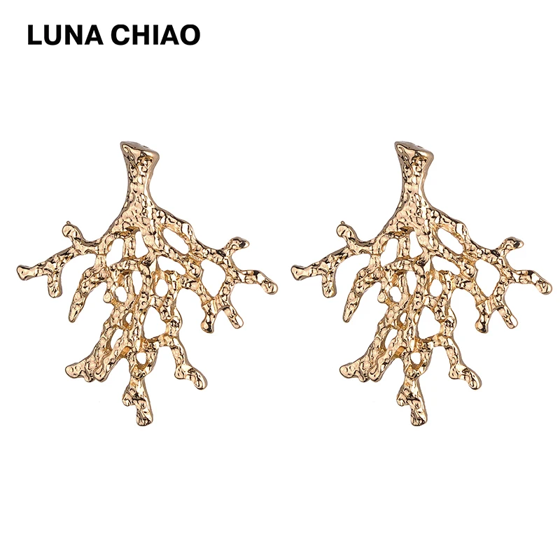 Женские серебряные серьги гвоздики LUNA CHIAO из цинкового сплава с покрытием