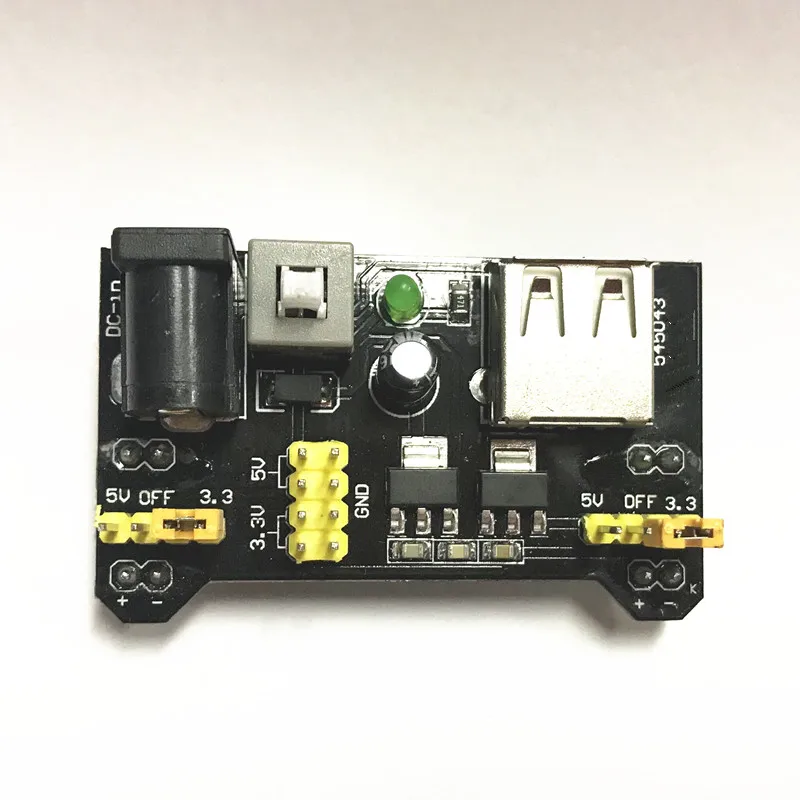 1pcs Breadboard Power Supply Module 3.3V 5V Solderless Bread Board | Электроника