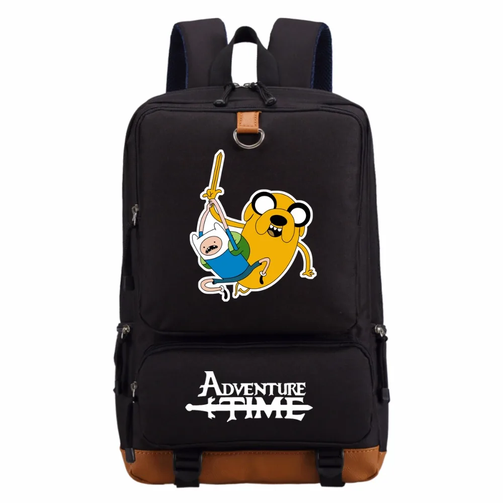Рюкзак WISHOT Adventure Time Finn and Jake для мальчиков и девочек школьные сумки подростков