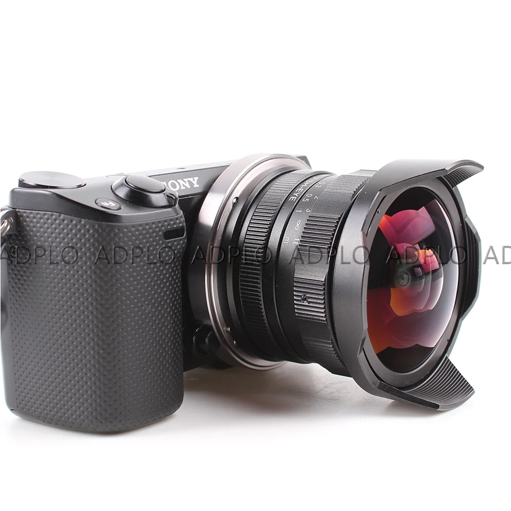 7 5 мм F2.8 для FX NEX Micro 4/3 M4/3 рыбий глаз широкоугольный объектив подходит Fuji.film /S.ony Nex