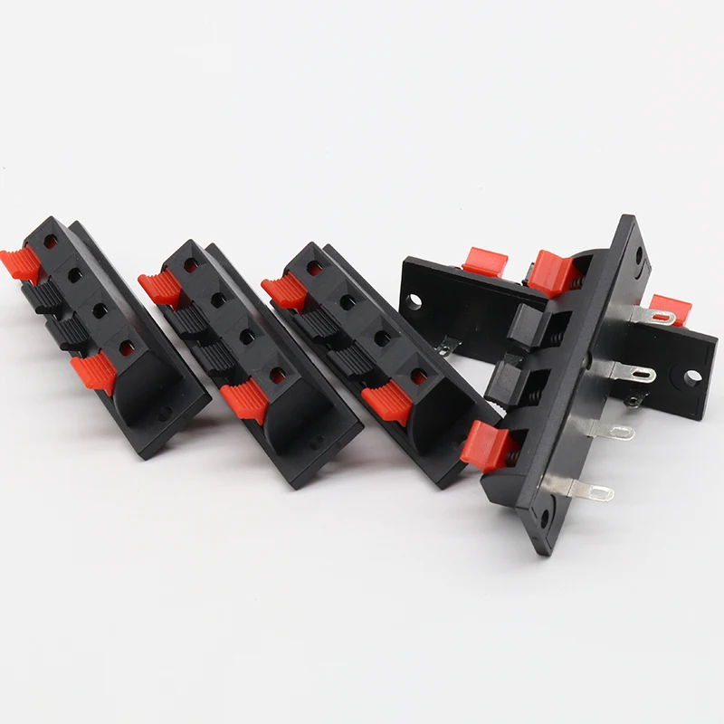 5 Pcs IMC Hot Single Row 4 Pin Position Speaker Terminal Board Connectors |