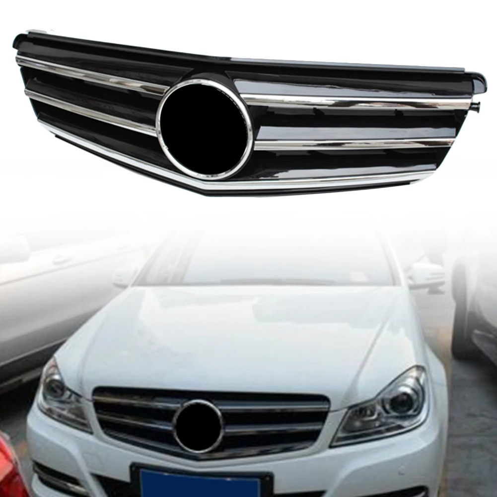 Автомобильный передний бампер решетка для Mercedes Benz C Class W204 C300 C350 C250 2008 2009 2010 2011 2012