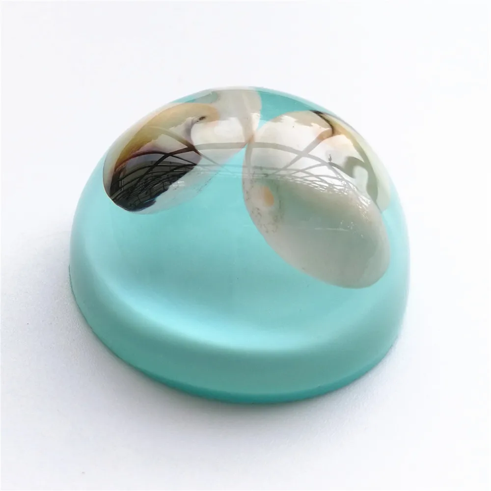 30 штук 25 мм круглые корпуса из смолы камея кабошон купола плоские бусины