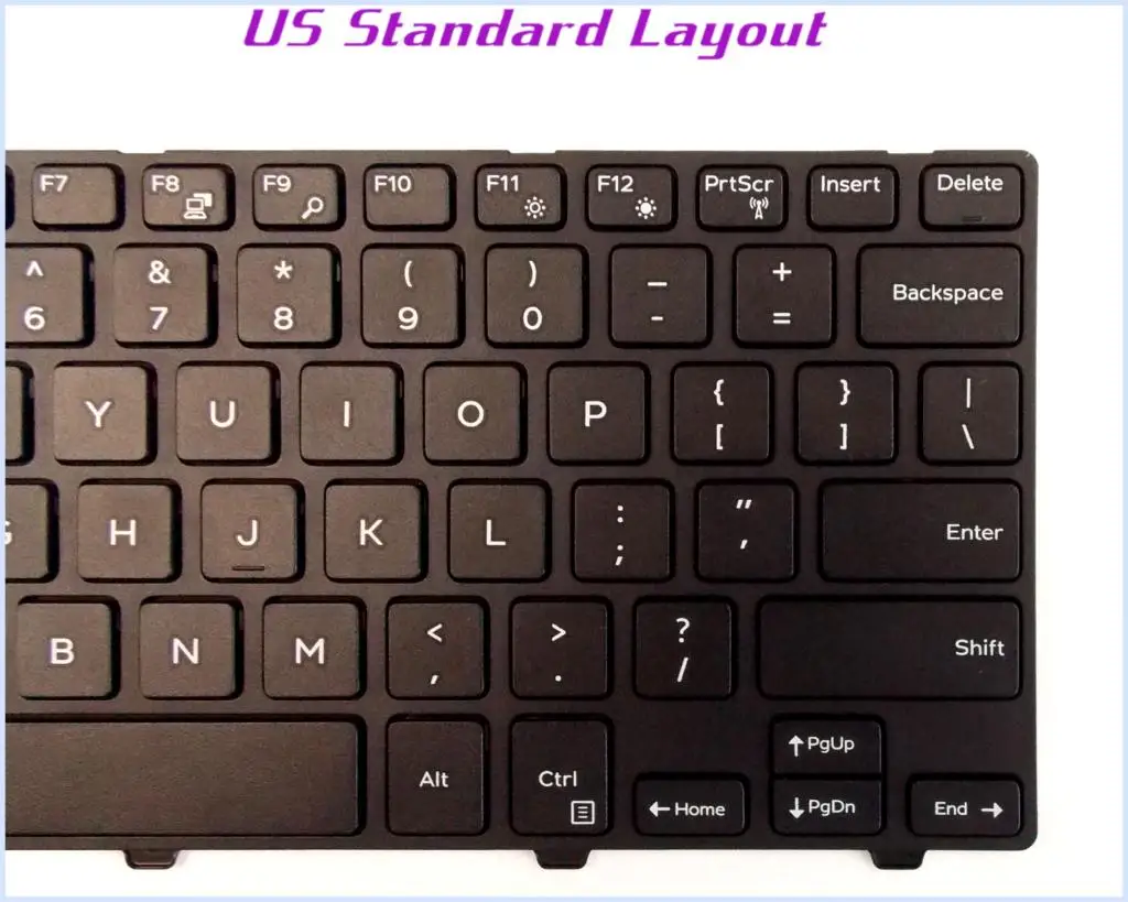 Новая раскладная клавиатура US для ноутбука Dell Latitude 3450 V147125AS1 SN8233 050X15/черный