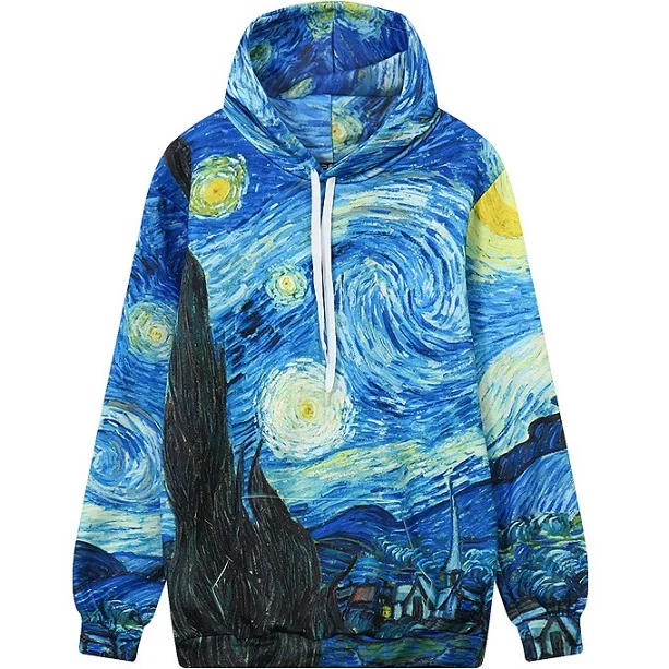 Для женщин Tie Dye цвет Толстовка зима 3D печатных повседневное плюс размеры Топ розовый свободные Galaxy узор над Размеры d пуловер - Цвет: 1001