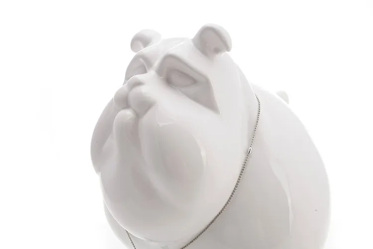 Керамическая копилка в виде американского бульдога собаки домашний декор