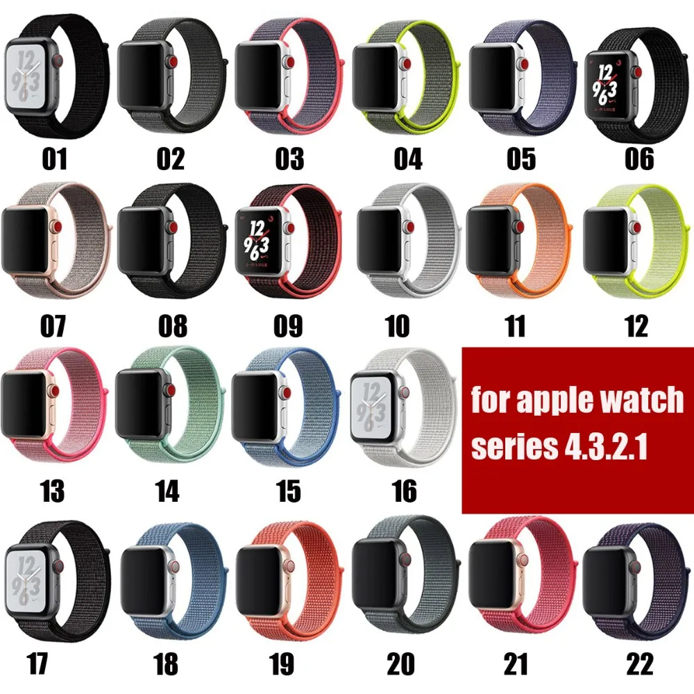 BUMVOR тканый нейлоновый ремешок Ремешки для наручных часов iWatch 2/3/4 5Apple Watch 40/44 мм 38