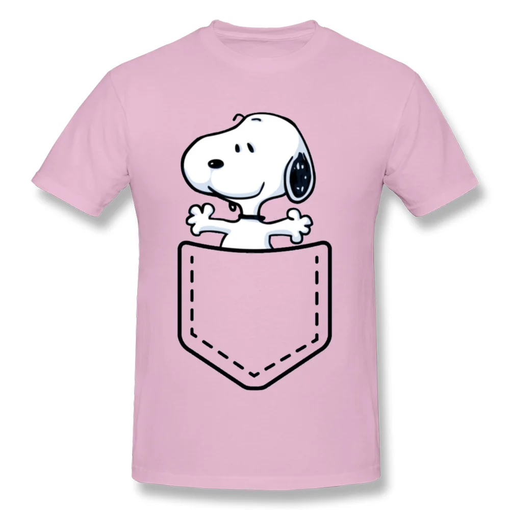 Pocket Peanuts, мультяшная футболка, собака, бультерьер, Ду, корги, Kawaii, Забавные футболки, мужские, высокое качество, модный свитер, хлопковые футболки - Цвет: Pink