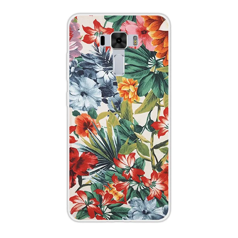 for Asus Zenfone 3 Laser ZC551KL 5.5 inch Back Silicone Cover Soft TPU Lion Phone Case |