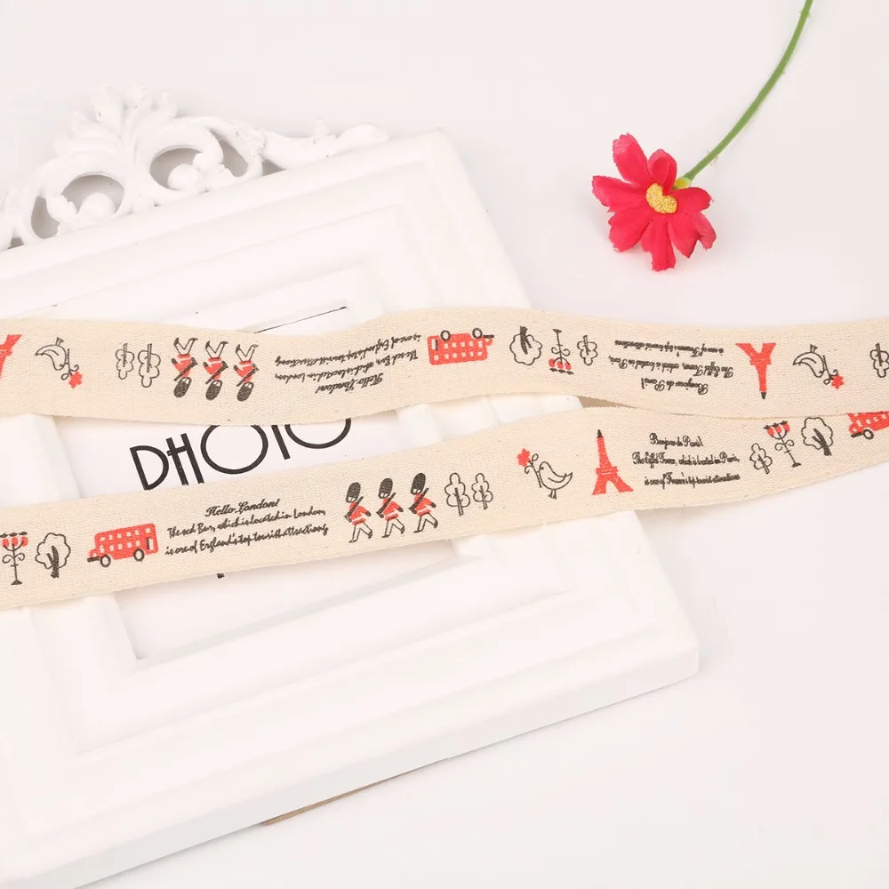 Лидер продаж! Лента Корсажная Ручная работа с принтом многофункциональная