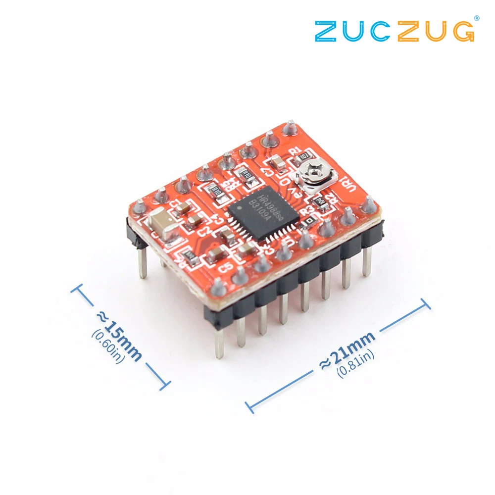 CNC 3D принтер части аксессуар Reprap pololu A4988 шаговый двигатель драйвер модуль с