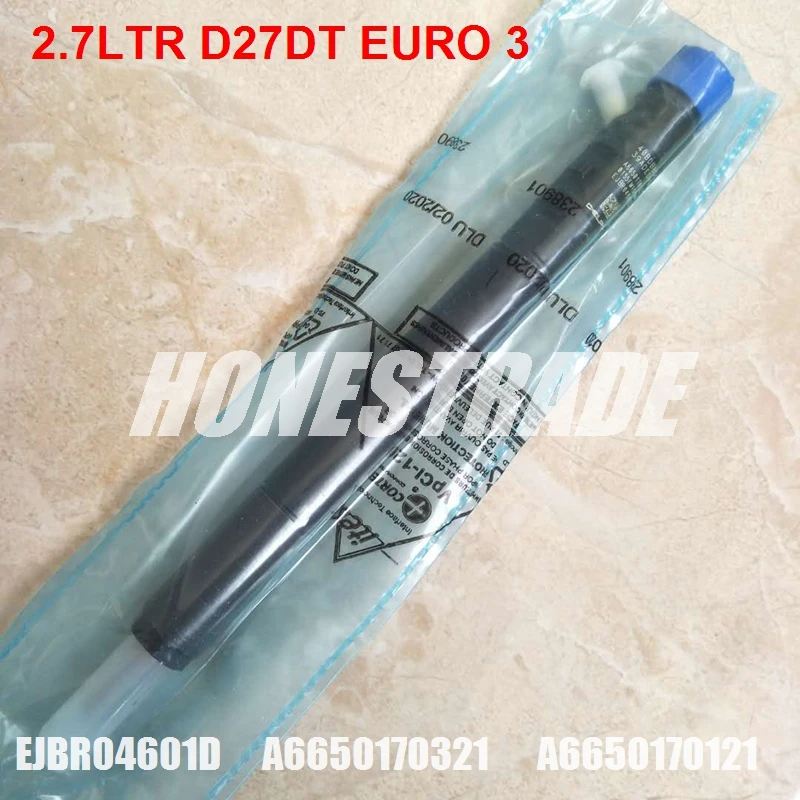 Оригинальный инжектор Common rail EJBR04601D A6650170321 A6650170121 6650170321 костюм 2.7LTR D27DT Евро 3 |