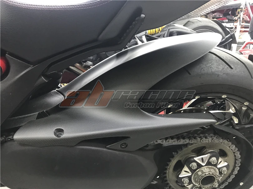 Брызговик заднего Hugger из углеродного волокна 2011 15 16 17 2018 100%|ducati diavel|diavel ducaticarbon fiber