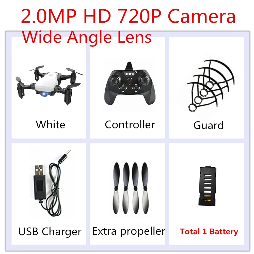 Option 5 SG800 мини-Дрон с камерой удержания высоты RC Дроны с камерой HD Wifi FPV Квадрокоптер Дрон RC Вертолет VS E58 S9 S9HW - Цвет: Option 5