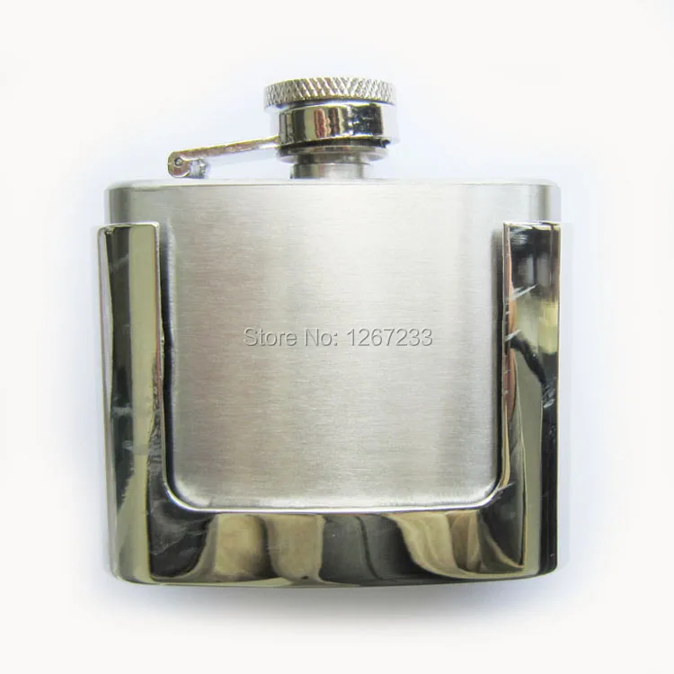 Распределительная пряжка для ремня Классическая 2 унции фляга из нержавеющей