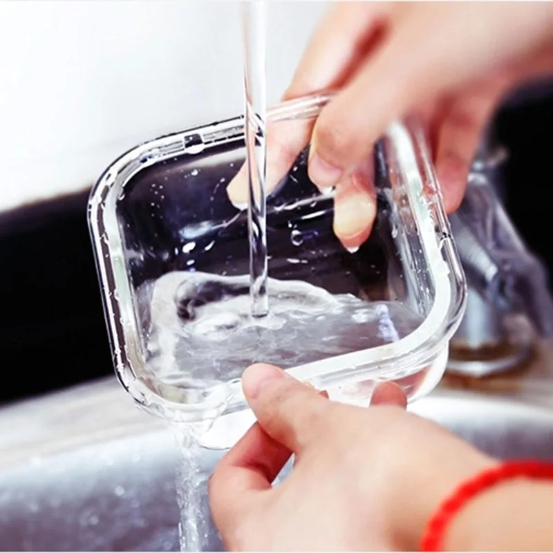 Новый дизайн блокировки микроволнового отопления Ланч квадратный жаростойкий