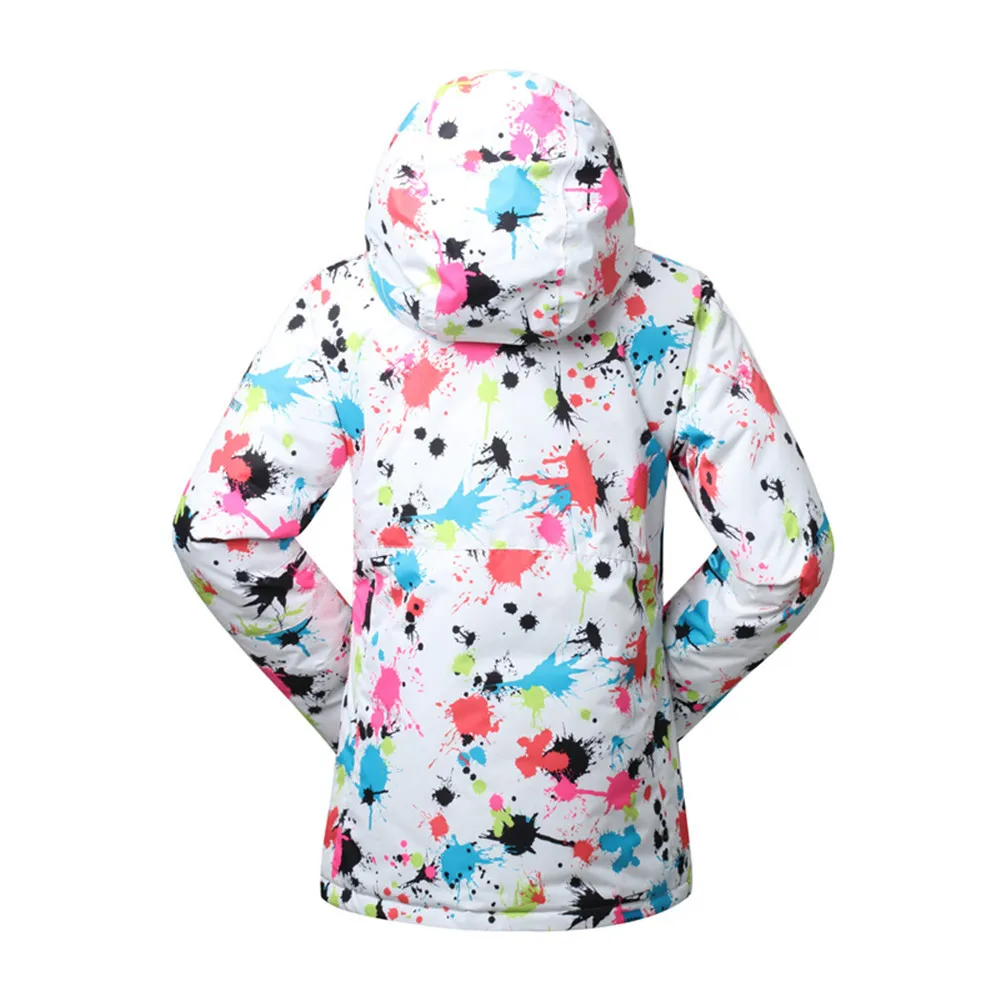 Gsou снег Лыжная куртка женские зимние пальто Водонепроницаемый 10000 ветрозащитная