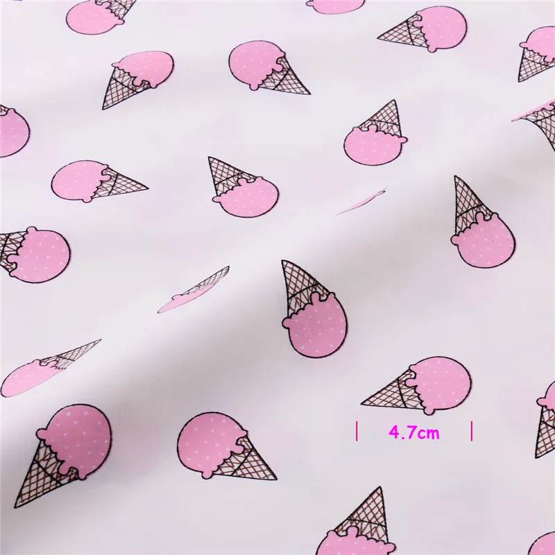 Новинка Розовая Трикотажная хлопковая ткань с принтом счетчик половина