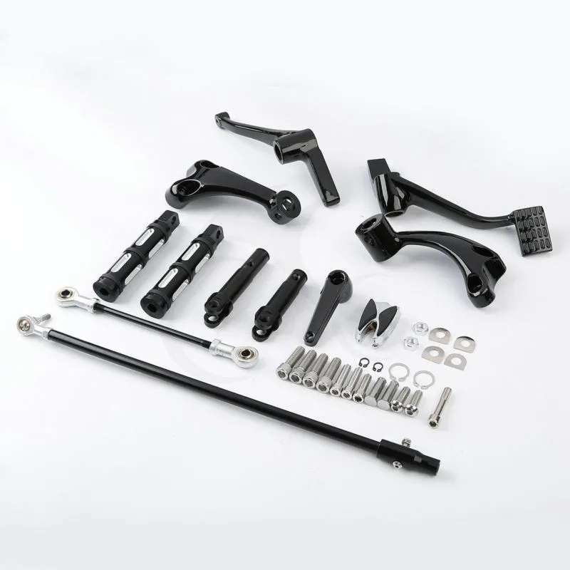 Motorcycle Forward Controls Foot Pegs Levers Linkage for Harley Sportster XL883 1200 Custom 2004-2013 | Автомобили и мотоциклы