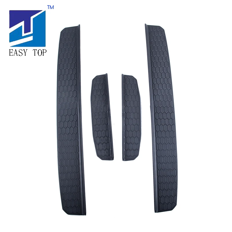 Easy Installing Car Door Floors Scratch Guards For 2018 Jeep Wrangler JL