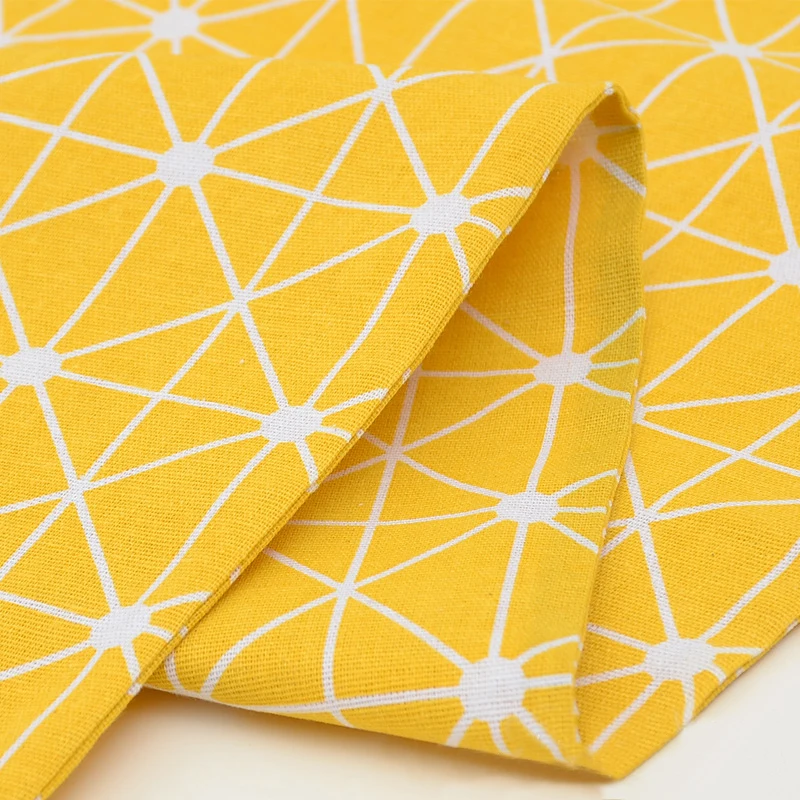 Желтые скатерти Современная скатерть из льна и хлопка в европейском стиле для