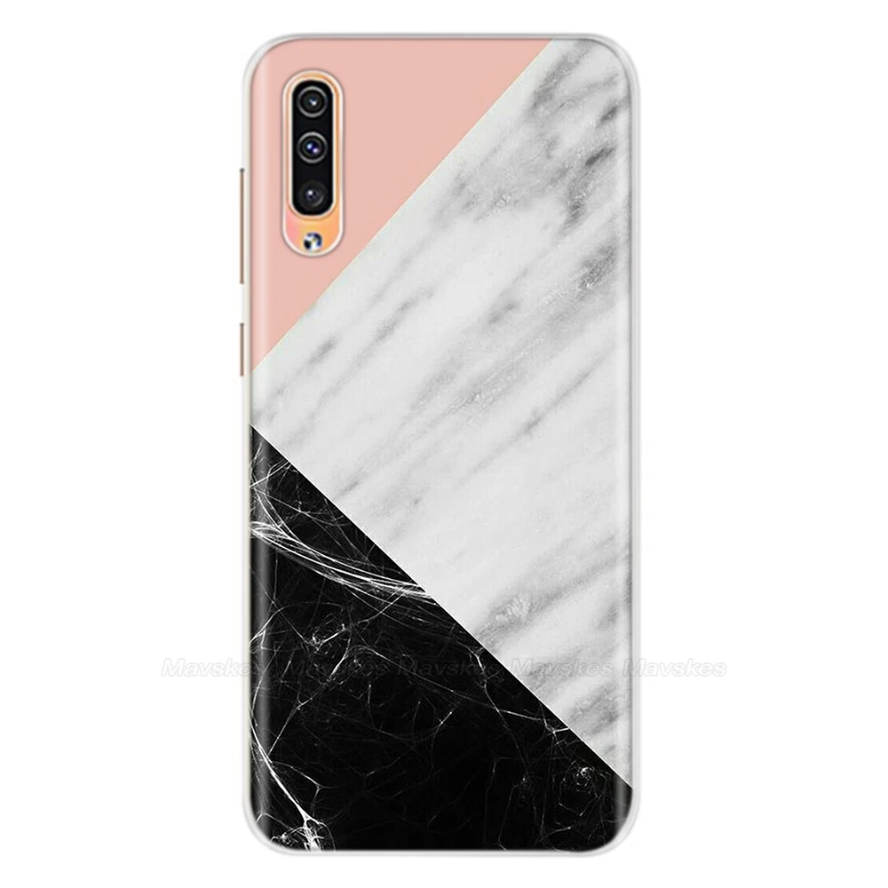 Чехол для телефона Samsung Galaxy A50, чехол 6,4 дюйма, мягкий ТПУ рельефный ТПУ силиконовый чехол для Fundas Samsung A50 A 50, чехол, чехол - Цвет: 8