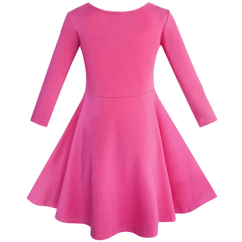 Sunny Fashion платья для девочек Сова мороженое Бабочка Цехин Каждый день Платье