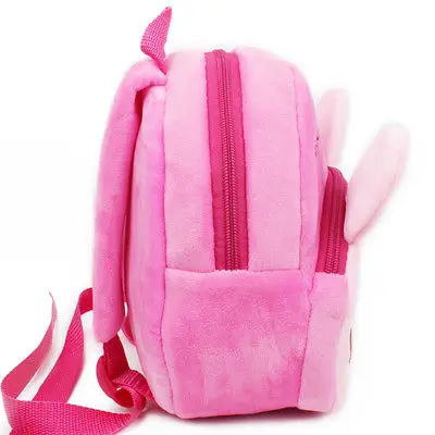 Детские плюшевые рюкзаки с рисунком для маленьких девочек милый розовый