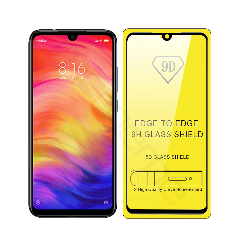 Xiaomi Redmi Note 7 Pro 6 5 5A Plus S2 POCO F1 Full 9D Закаленное стекло Защитная пленка для