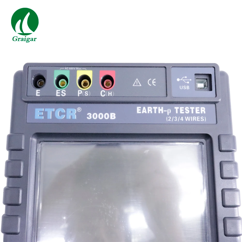 Многофункциональный цифровой тестер сопротивления почвы ETCR3000B с дисплеем