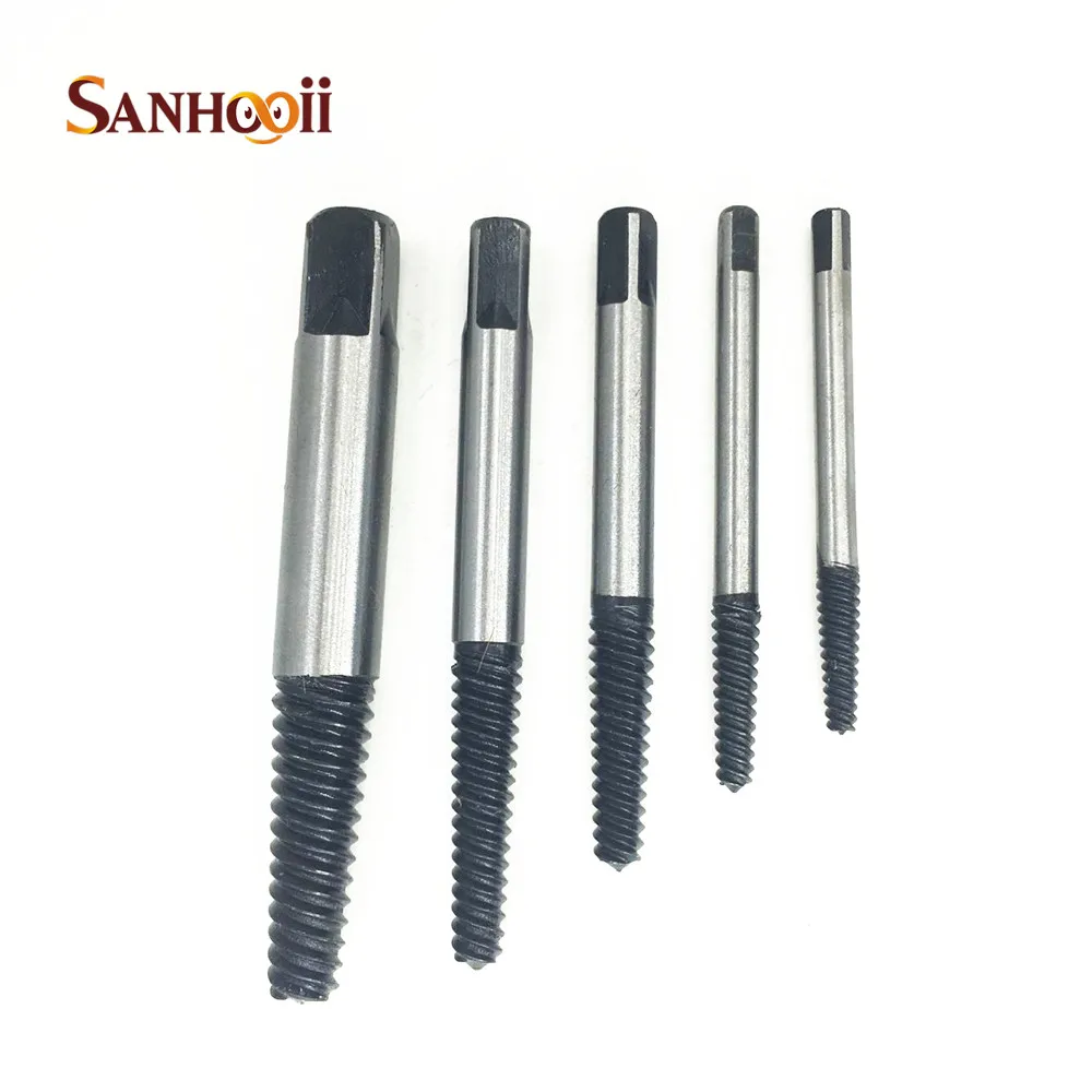 Sanhooii 5in1 Лидер продаж 1/8 ''-3/4''(3-18 мм) шнековые соковыжималки набор сверл сломанный кран легко удалить из Инструменты комплект