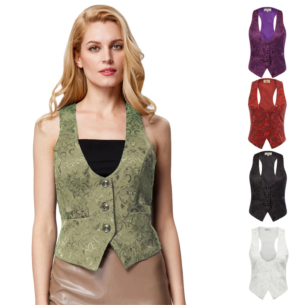 Женская винтажная куртка летние вечерние жаккардовые жилетки с регулируемым