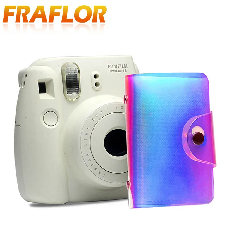 Мини-бумажник с 20 карманами 3 дюйма лазерный фотоальбом для Fujifilm Instax Mini 9 8 90 + 26 7s