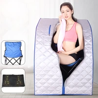 infrared sauna personal folding home for sauna spa dry portable bath room carbon fiber plate heating lose weight sauna cabin