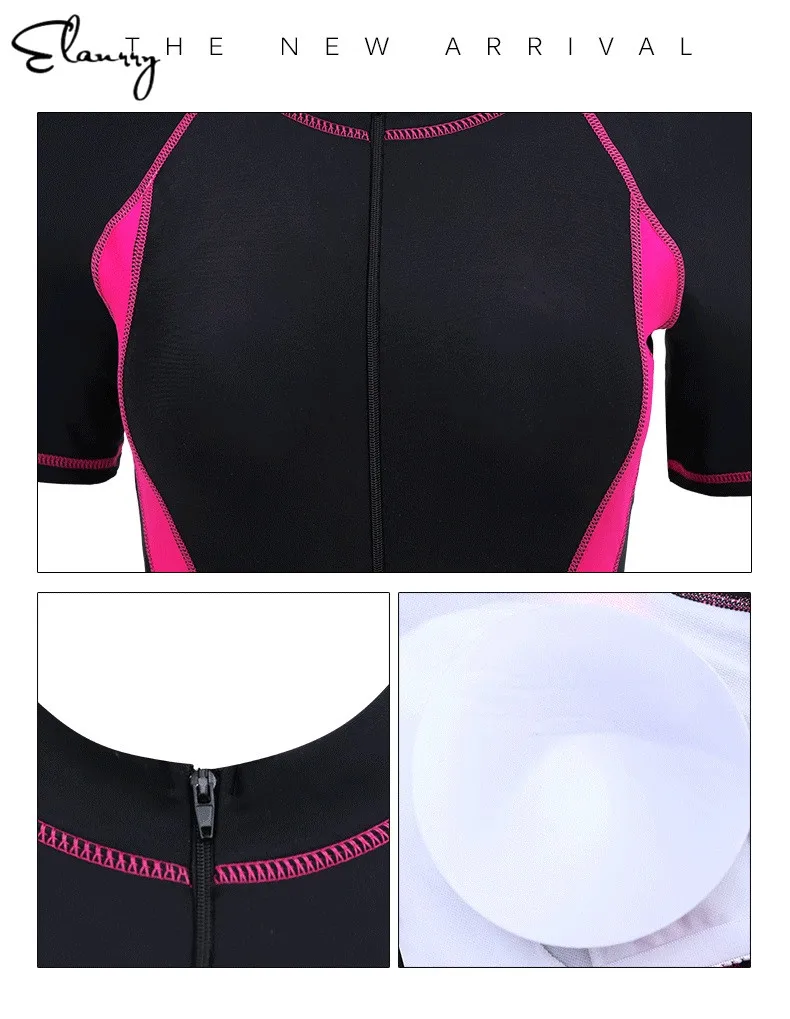 2018 Newest One Piece Women Surfing Suits Plus Size Bathing Patchwork Femmale Beach Wear Rashguards L-6XL Maillot De Bain | Спорт и