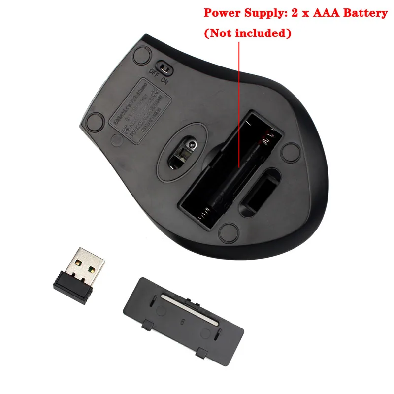 EC2 модная игровая мышь 2 4 ГГц мини беспроводная оптическая и usb приемник для ПК