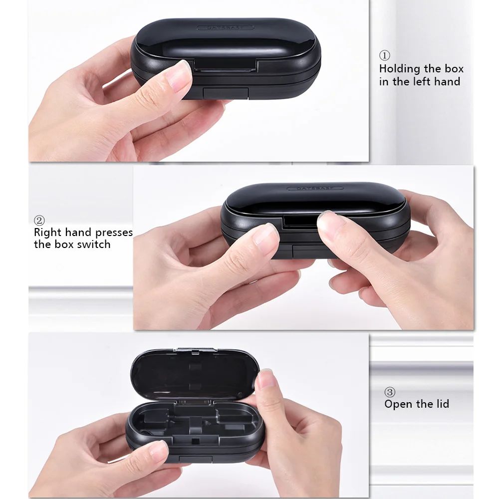 OATABASF мини коробка для хранения многофункциональный USB кабель 3 в 1 выдвижное