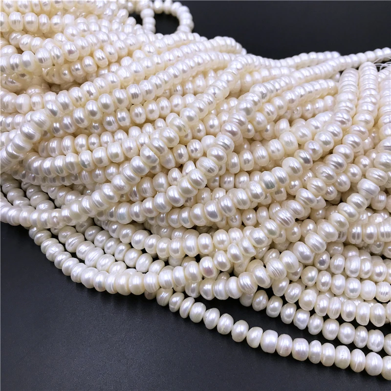 Жемчужные бусины в стиле барокко 8-9 мм жемчужные из натурального белого