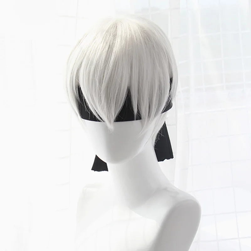 Парик для косплея YoRHa 9S термостойкие искусственные волосы с шапочкой костюмов