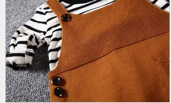 От 1 до 5 лет осенняя одежда для мальчика ясельного возраста детские трикотажные