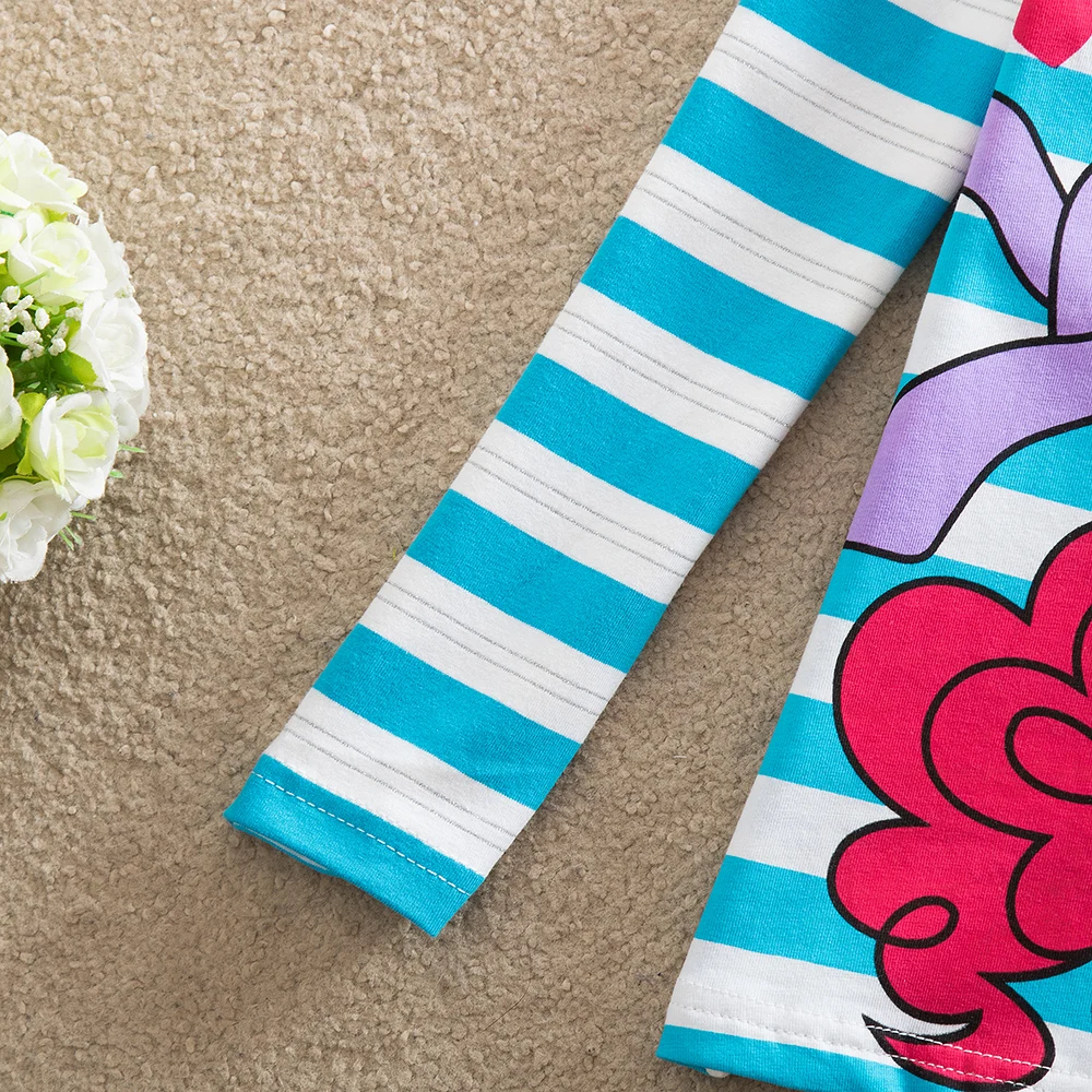 Хлопковая футболка с длинным рукавом JUXINSU My Little Girls Pony осенне зимняя повседневная