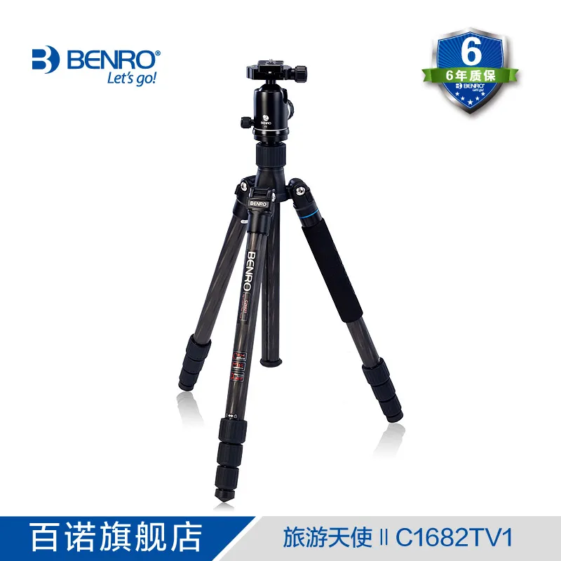 Штатив Benro C1682TV1 карбоновые волоконные штативы монопод для камеры с шаровой