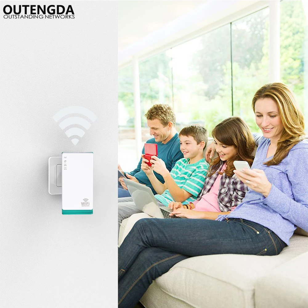 Wireless-N Router WiFi Repeater 2.4Ghz Network AP Access Point Wifi Signal Amplifier Range Extender Multi-mode with USB charging |