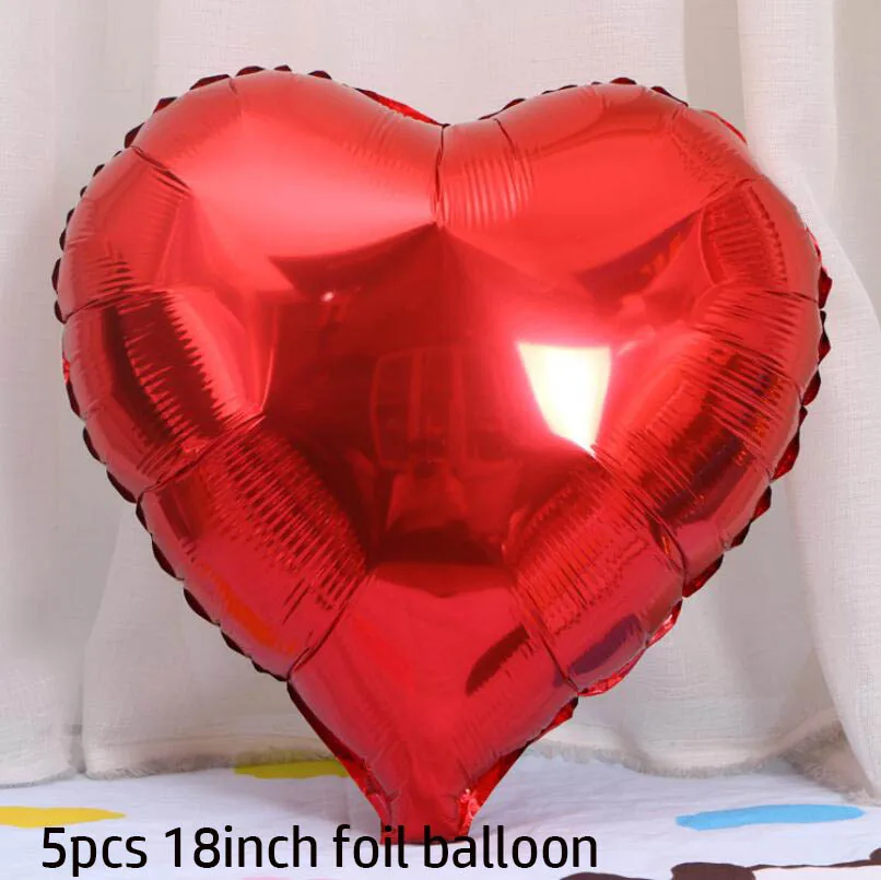 5pcs heart 20 шт 10 дюймов розовые круглые латексные шарики девушки женщины счастливый день рождения воздушные шары надувные шары для свадьбы, помолвки Декор балон - Цвет: 5pcs heart