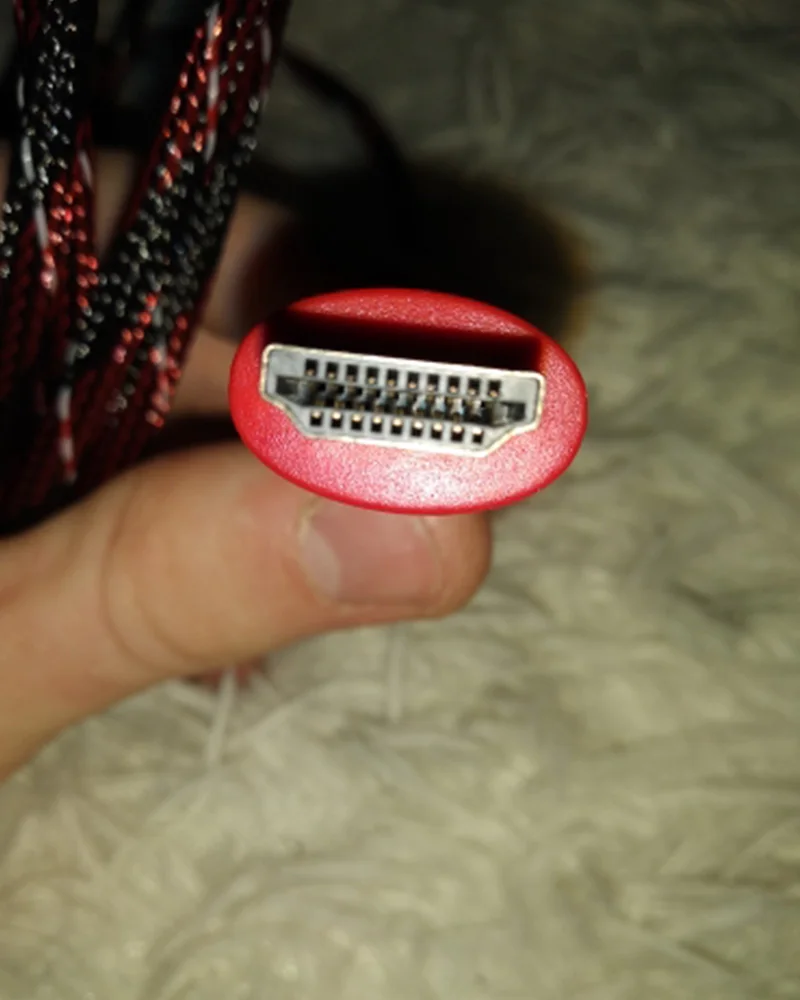 Нейлоновый высокоскоростной HDMI кабель с поддержкой 1080P 3D разъем адаптера для переключателя компьютера Ps3/4 проектор монитор HDTV