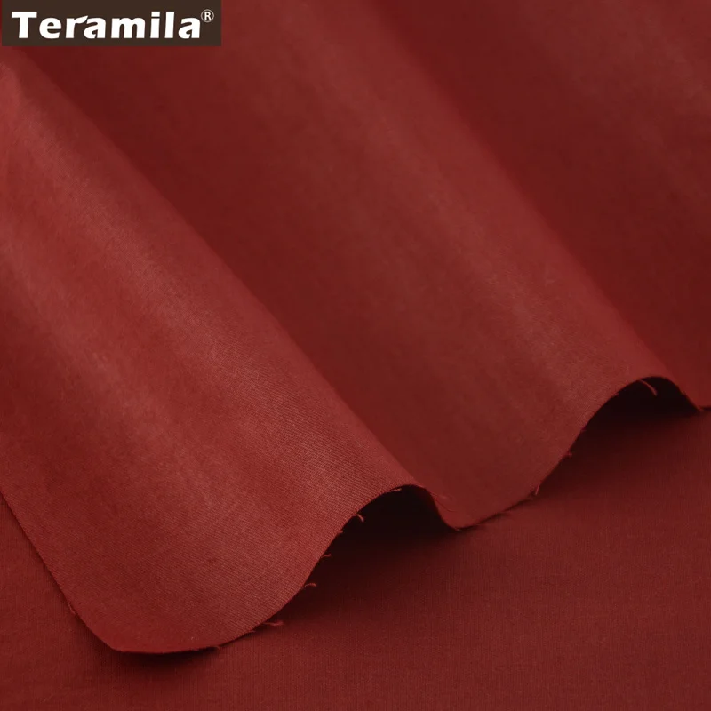 2016 благородный Роза сплошной красного цвета 100% хлопок Ткань жира квартал