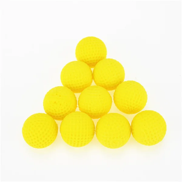 Yellow Набор из 10 круглых дротика для заправки пули из пенопласта для Rival Zeus Apollo Nerf Toy Gun-5 цветов смешанные цвета 25 круглая Дротика - Цвет: Yellow