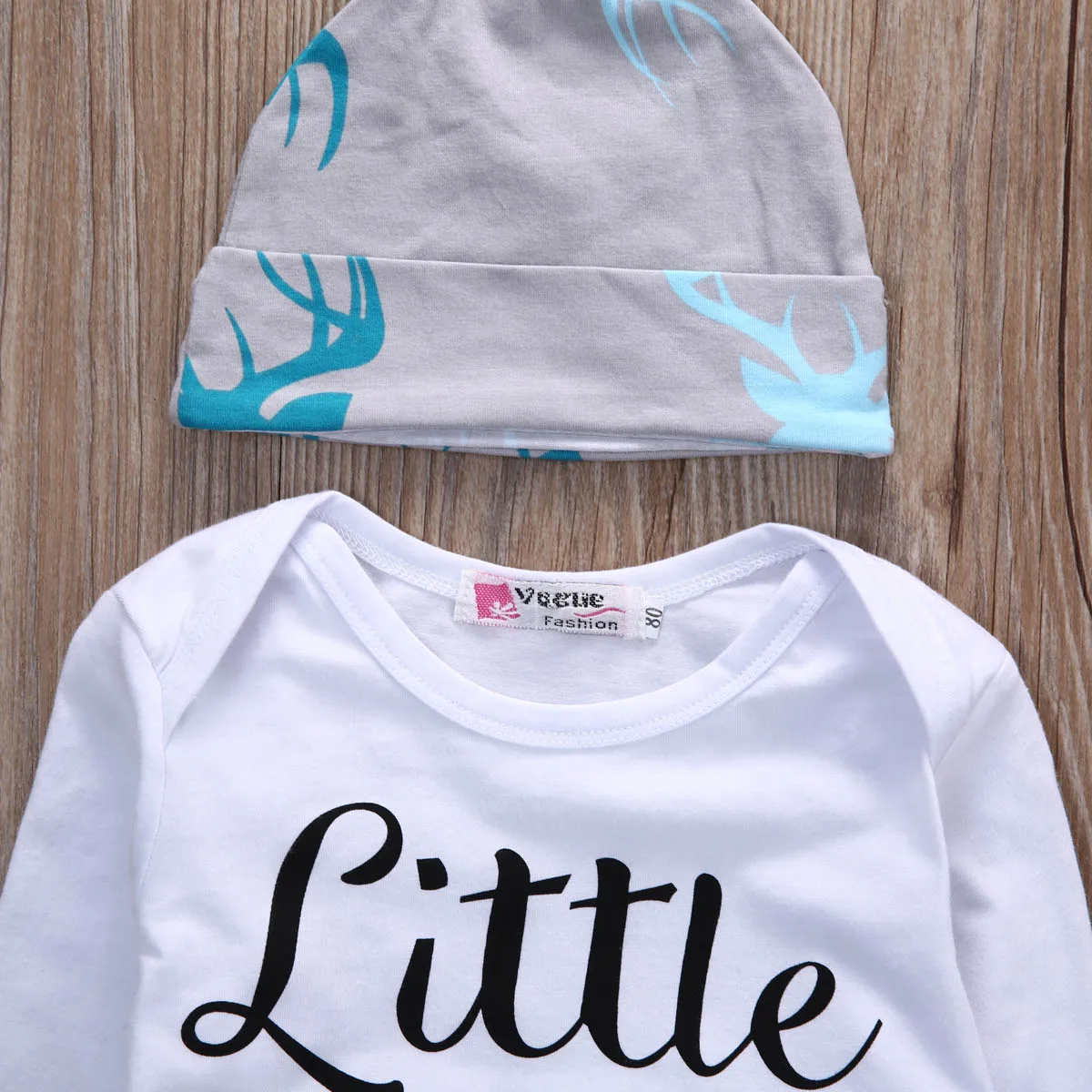 Одежда для новорожденных мальчиков комбинезон с оленем штаны леггинсы шапочка