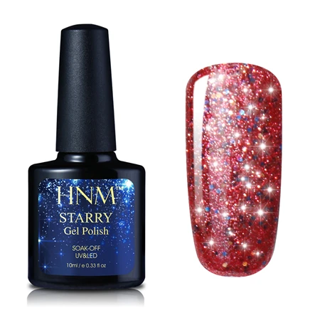 6614 HNM 10 мл Звездный Bling лак для ногтей УФ замочить от блеск клей Лаки Hybird праймер эмаль Lucky лак Nagellak гель лак чернила - Цвет: 6614